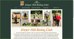 Desktop Screenshot of dwyerhillridingclub.com
